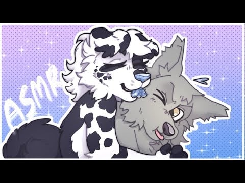 Furry ASMR| Nomin’ n Fluttering Your Face (Intense tounge flutters and light rythmic mouth sounds)