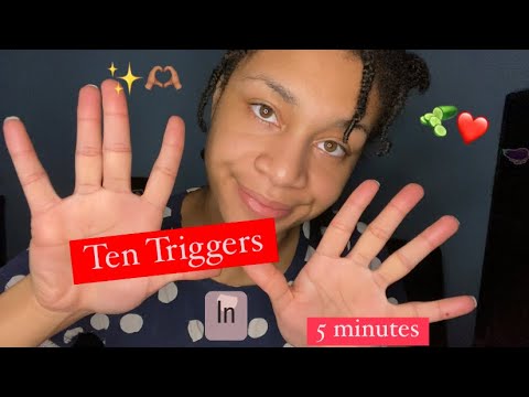 ASMR - 10 Random Triggers (Katelynn)