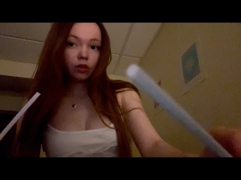 ASMR with Wooden Chopsticks 