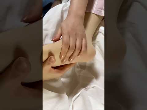 FOOT MASSAGE ASMR #shorts #socks #tights