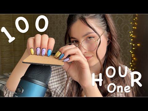 Asmr 100 triggers in ONE HOUR / Asmr NO TALKING / Sleep and relax 😴