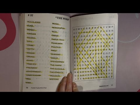 ASMR Doing #37 In Word-Finds