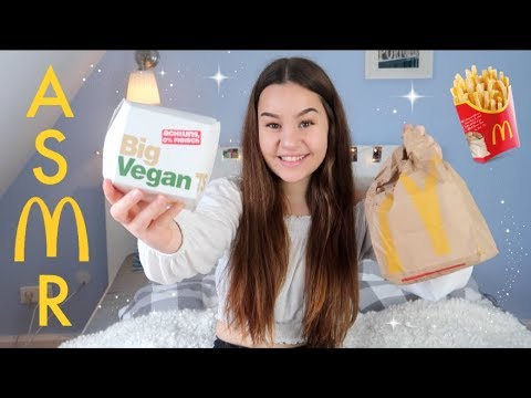 [ASMR] McDonalds BIG VEGAN TS Taste Test 🍔 | ASMR Marlife