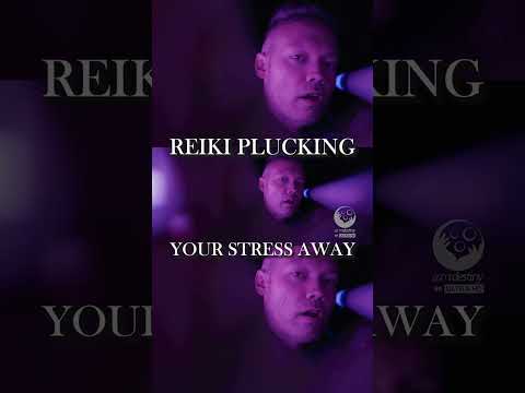 Plucking Your Stress Away 🤏🏼 #reiki #reikihealing #reikiasmr #asmr #relax