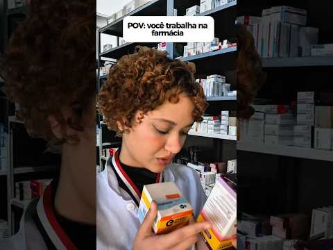 POV: você trabalha na farmácia #asmr #pov #ironia #education #shots #saude #conscientizacao