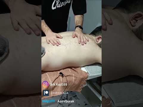 ASMR CHEST,ABDOMINAL,LEG,BACK,ARM,HAND,FOOT MASSAGE  #asmr #massage #shortsvideo #relaxingasmr