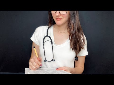 ASMR Checking You In for Doctor Appointment l Soft Spoken, Writing Sounds, Personal Attention