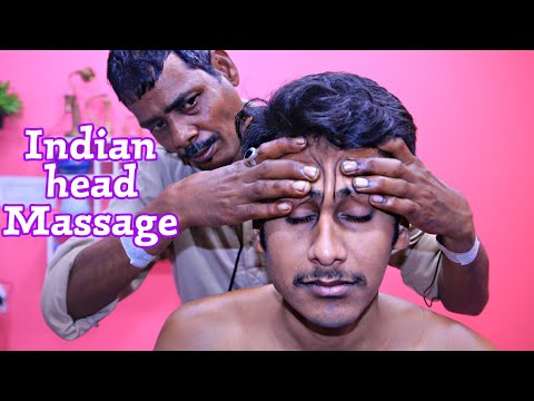 Indian massage with relaxing Tingles and neck cracking | ASMR Massage with neck crack
