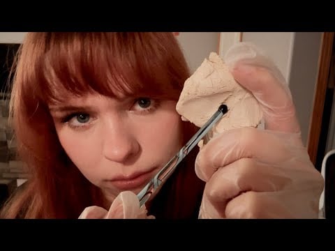 ASMR Sculpting Your Face (Not a Stalker)