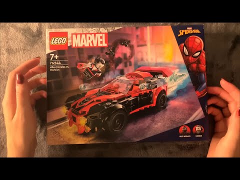 😴 ASMR - Let's Build a Marvel Car LEGO - Clicky Whispers