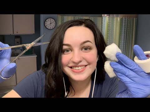 [ASMR] School Nurse Treats Your Injury