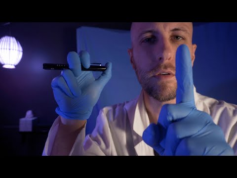 ASMR  Night Time Cranial  Nerve Exam in Bed | For Deep Sleep