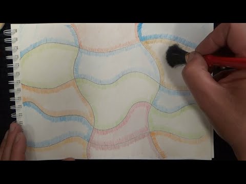 ASMR - Colouring-In Random Shapes - Recreating Old Videos - Australian Accent