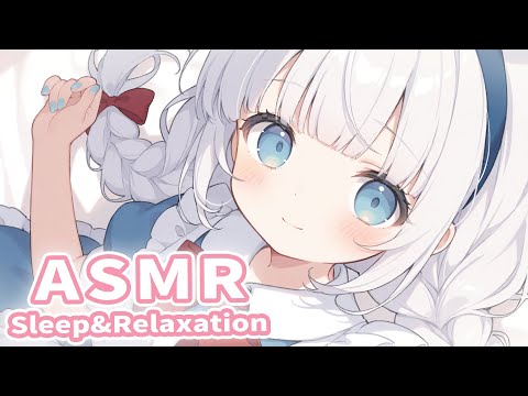 ASMR Oil Ear Massage & Ear Blowing For Sleep 💙