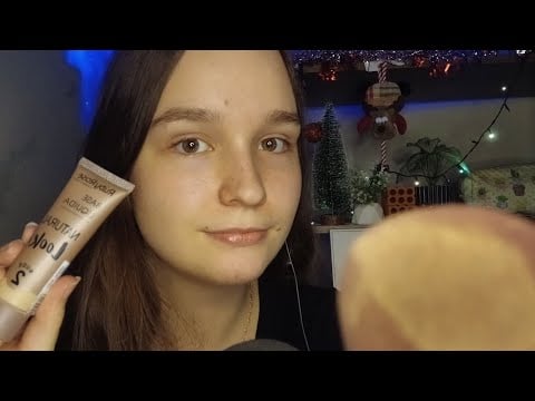 Asmr amiga te maquiando (com chuva forte no final) 💄