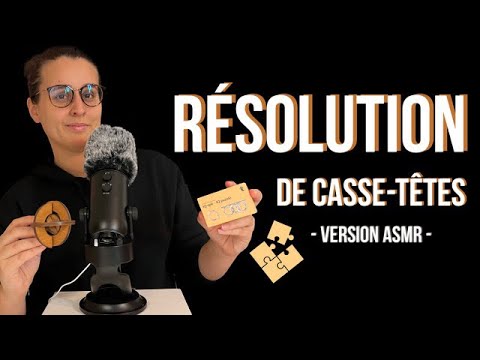 ASMR FR I JE RÉSOUS UN CASSE-TÊTE ! 🤯