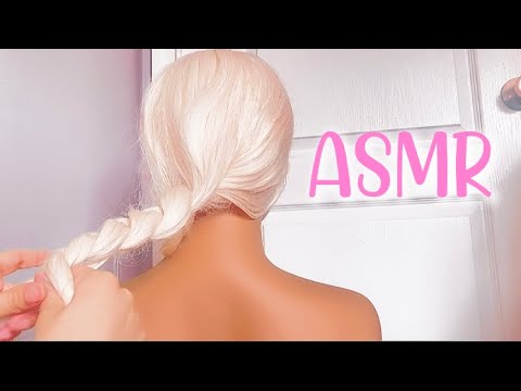 ASMR Hair Braiding & Hair brushing 🎀 Whispered Hair Styling