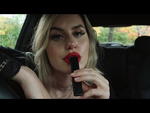 ASMR vaping sounds in my car🚗