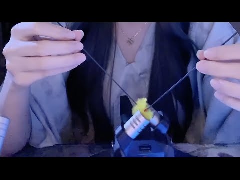 10 Triggers Ear Cleaning ASMR: Feather, Cotton Swabs, Puff & Relaxation / 2Hr (No Talking)