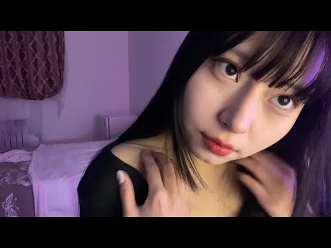 ASMR - scratching collarbone (full in Boosty)