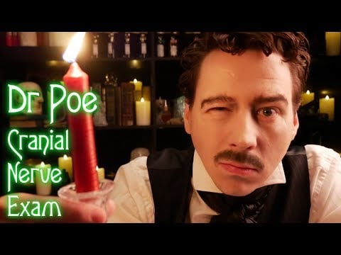 ASMR Cranial Nerve Exam 🕯️ Poe Altered Carbon Style Roleplay 👁️