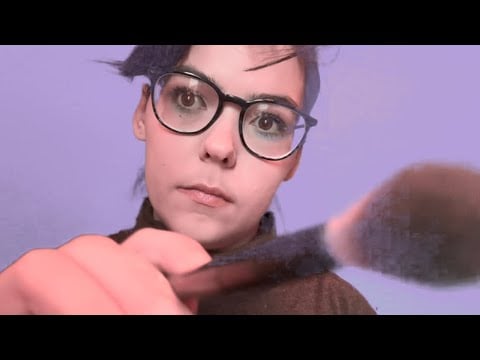 ASMR | Doing Your Makeup in under one minute calming and relaxing whispers  