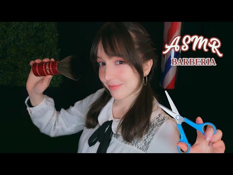 ⭐ASMR Barbería Relajante💈Roleplay en Español [Sub] (Soft Spoken, Binaural)