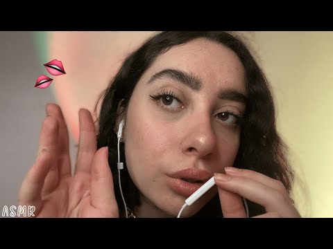 🌙ASMR FRANÇAIS : BRUITS DE BOUCHE AVEC MES ÉCOUTEURS LO-FI, PROCHE DE TOI👄(new décor,gloss,touch...)