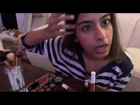 asmr doing ur party makeup | fasttt