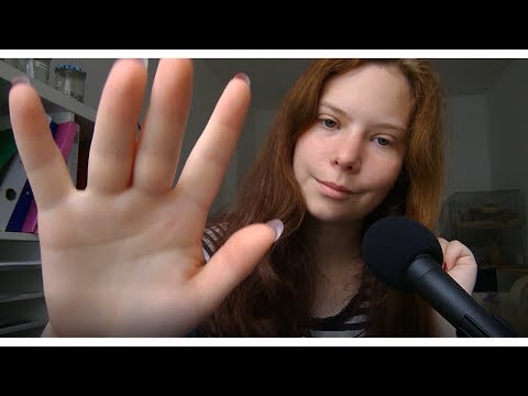 ASMR shushing you to sleep (shushing, slow handmovements)