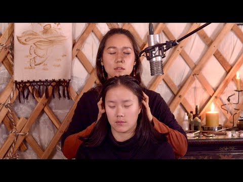 [ASMR] Scalp Check and Massage For Marika in our Yurt (Real Person)