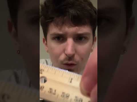 ASMR Measuring your face!! #tingles #relaxing #satisfying #asmr #relax