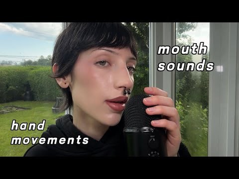 ASMR at the end of a Storm 🌩️🌧️ — mouth sounds, hand movements, etc