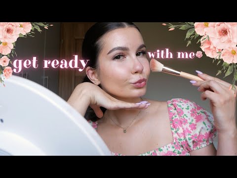 ASMR get ready with me 🌸 makijaż dla mnie i dla Ciebie • bliski szept, dźwięki kosmetyków