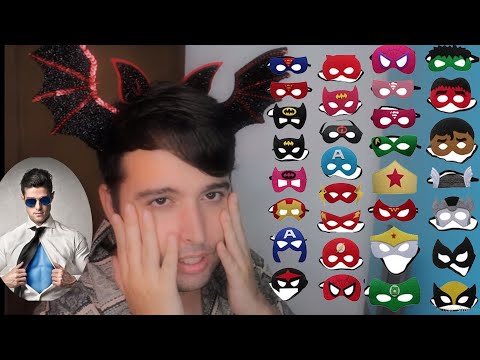 ASMR en español 🔥 RP 🔥 Diseño tu máscara superhéroe 👊💦 #ASMR