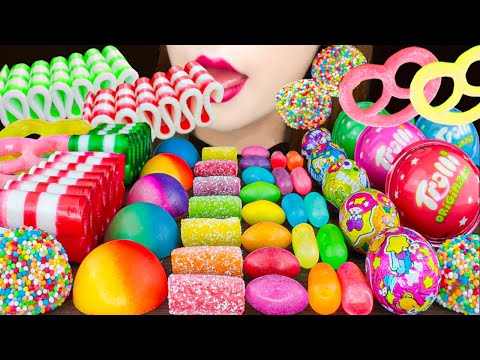 【ASMR】【咀嚼音 】レインボー🌈MUKBANG 먹방 食べる音 EATING SOUNDS NO TALKING