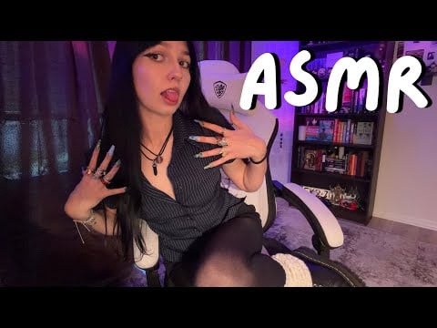 ASMR ON MYSELF | Fabric Scratching, Mouth Sounds, Shoe Tapping, Collarbone Tapping