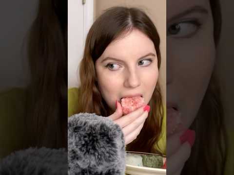 ASMR Trying Crystal Candy 🍬 #asmr #asmreating #asmrfood