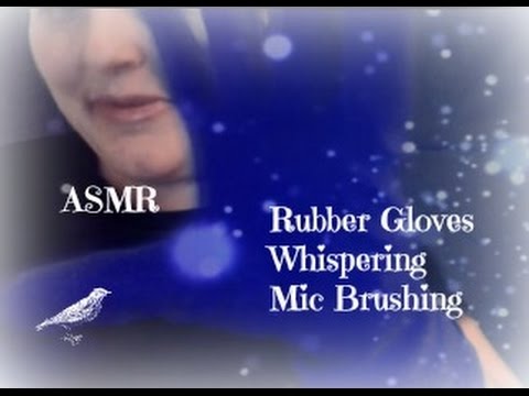 ASMR 💤 Rubber Gloves & Mic Brushing 🎤 🎧 Wear Headphones Please