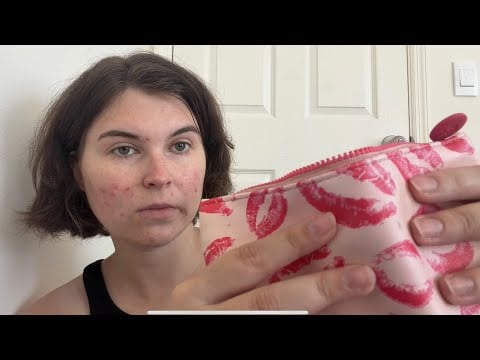 asmr makeup I brought on my Disney trip, soft spoken lofi 💓
