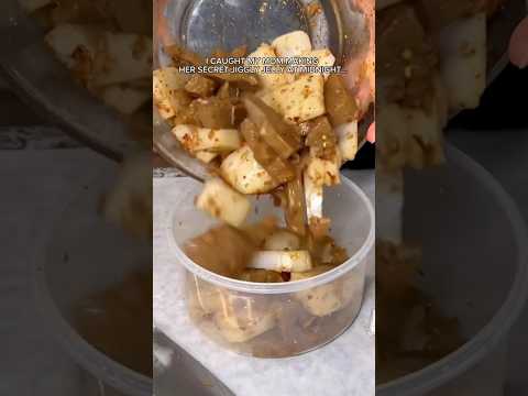 EXPOSING SPICY KIMCHI JELLY RECIPE #shorts #viral #mukbang