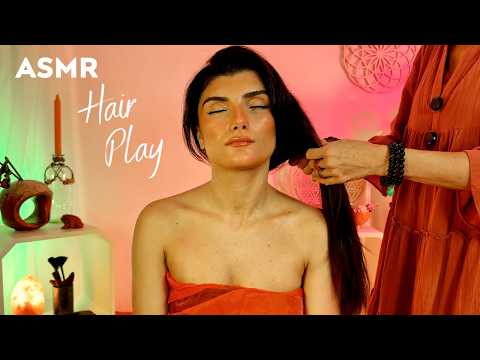ASMR su Persona Reale ✨ Scalp Massage & Hair Play  💆🏻‍♀️🎬 ASSAGGI