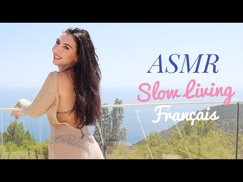 ASMR Slow Living in Côte d'Azur 🌊 asmr français [GRWM]