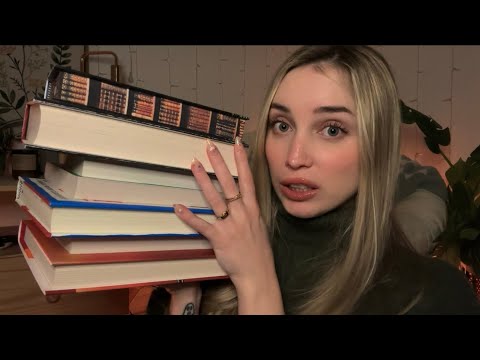 ASMR Balancing my Bookshelves for December 📚 (Lofi, book triggers)