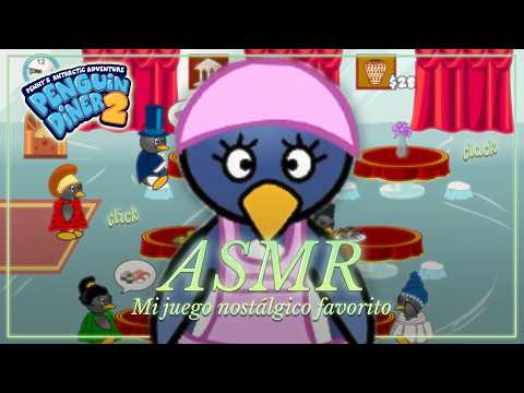 ASMR ✧ ¿Volvemos a este juego nostálgico? 🐧 Penguin Diner 2 + lluvia de fondo 🌧️
