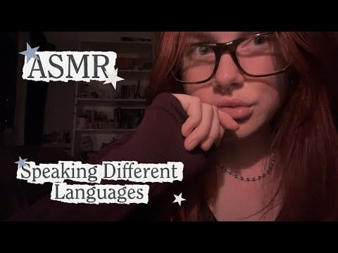 ASMR Whispering My Subscribers Languages