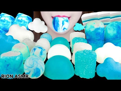 【ASMR】🤍MARSHMALLOW PARTY💙 PLANET GUMMY,MARSHMALLOW TANGHULU MUKBANG 먹방 EATING SOUNDS NO TALKING