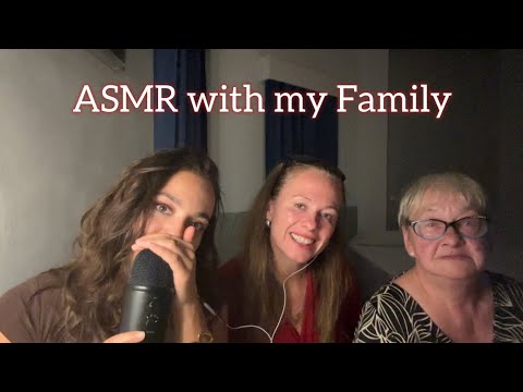 ASMR with my Family ❤️ (very funny and chaotic)