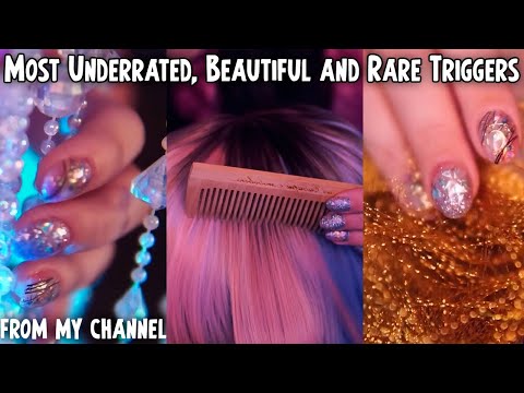 ASMR My Most Underrated, Beautiful and Rare Triggers 💎 1.5 Hours of Triggers, No talking