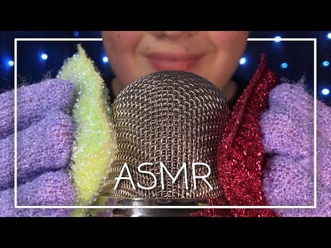 ASMR Different Sponge Triggers with Gloves! 🧽 (No Talking)